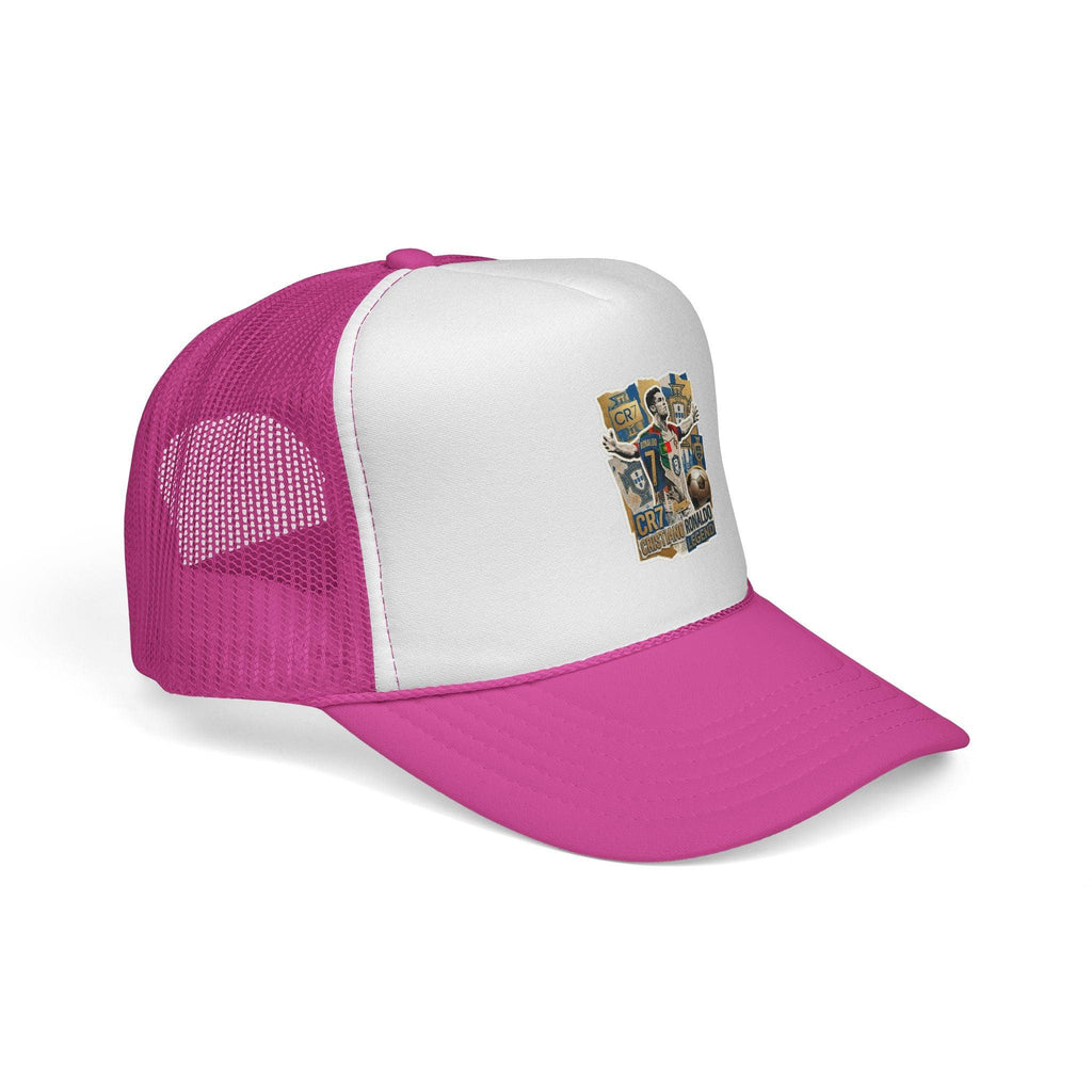 CR7 Fan Inspited Cap — Vintage Soccer Fan Mesh Hat.