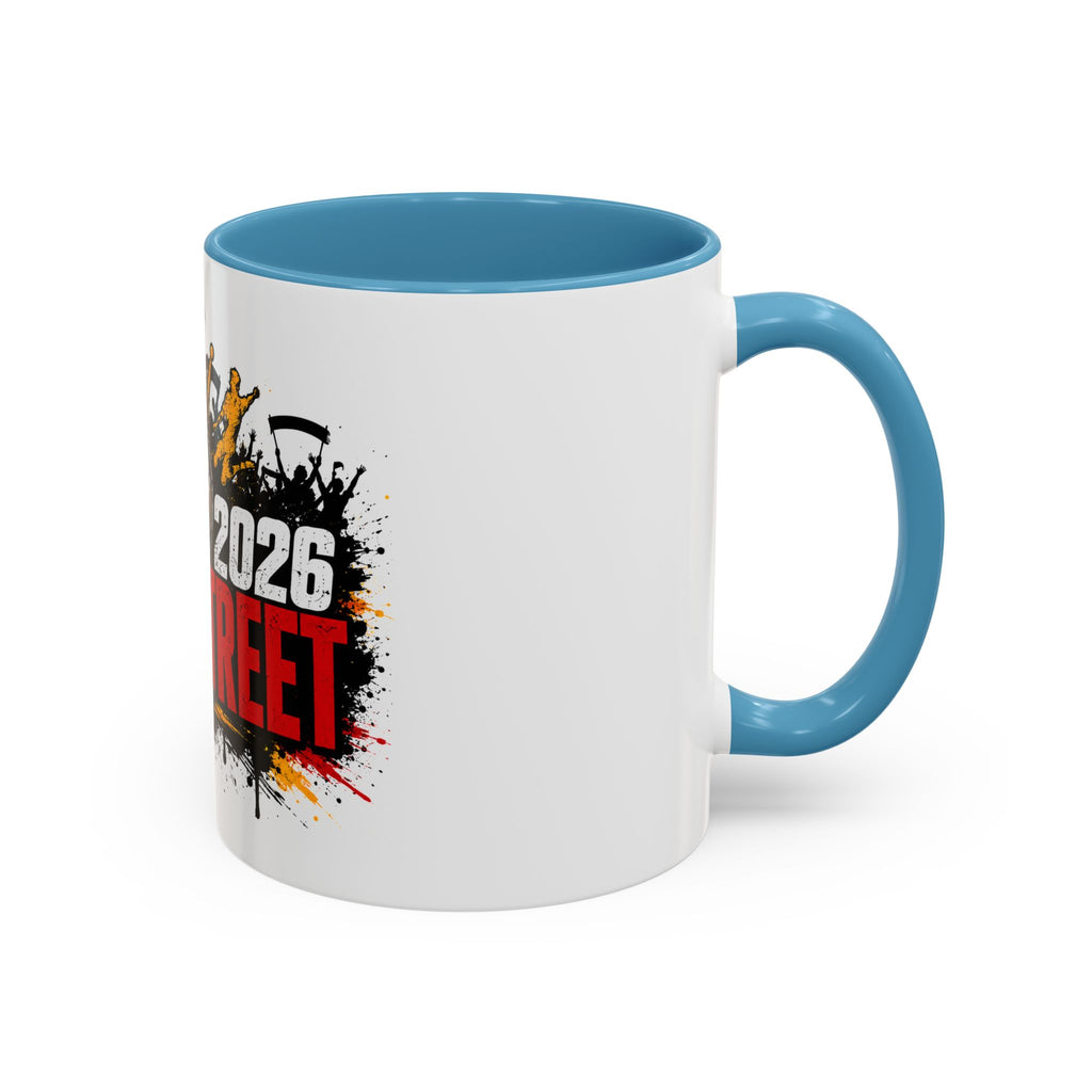 Soccer King Street 2026 Accent Coffee Mug — Crowned Soccer Ball Design (11/15oz)