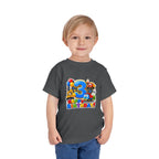 Toddler Birthday Tee — "3" Race Car Happy Birthday Shirt