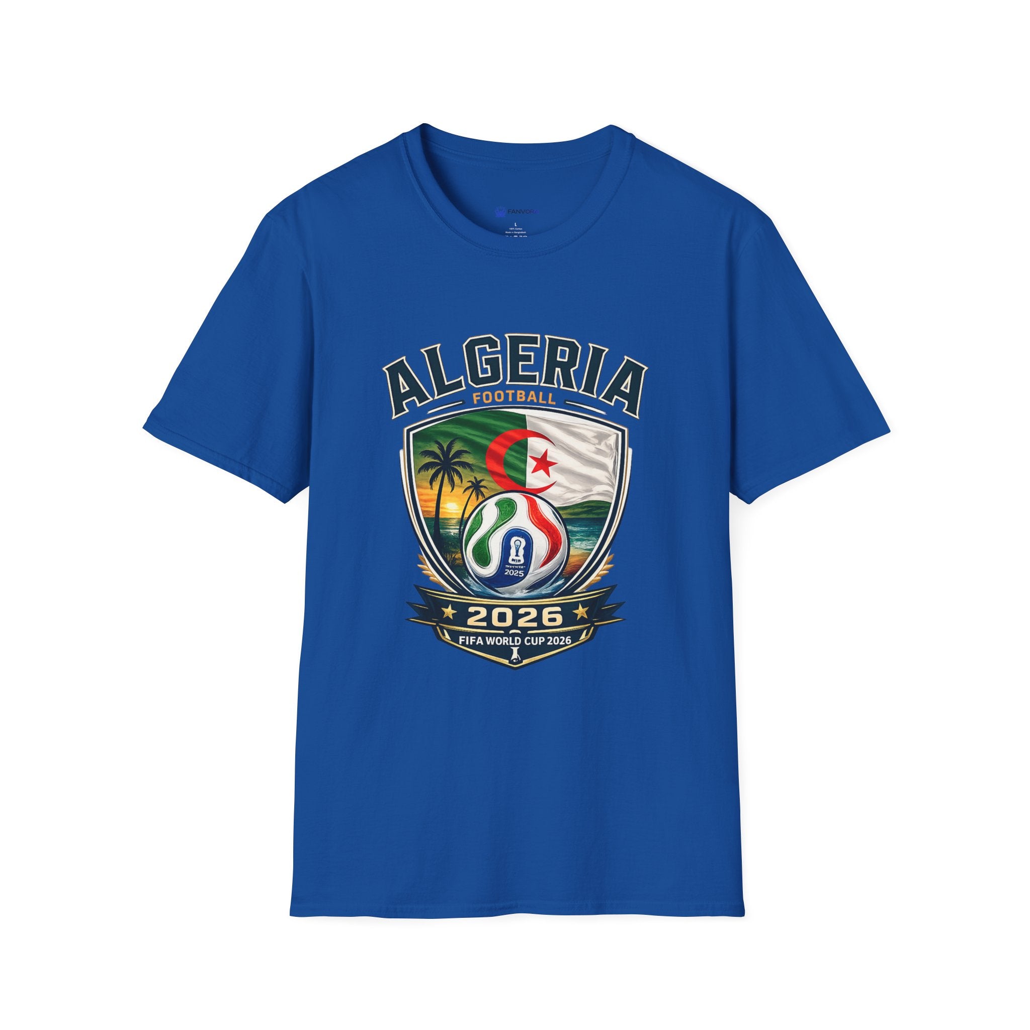 Algeria Football T-Shirt — 2026 National Team Crest Tee