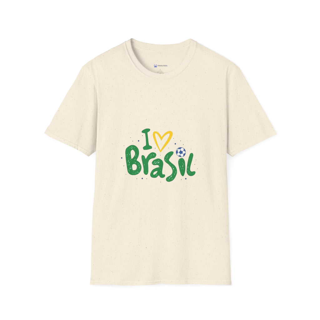 Brazil Soccer T-Shirt — I  Brazil Football Fan Tee