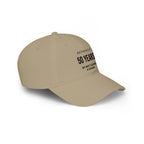 50 Years of Not Giving a Damn embroidered cap