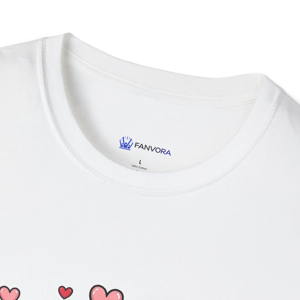 Cute Couples Heart T-Shirt — "You Make My Heart Happy" Valentine's Tee