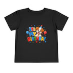 Toddler Birthday Tee — "It's My Birthday" Puppy Party Shirt