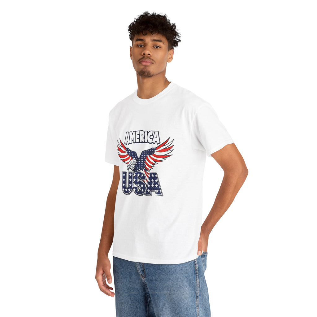 USA Eagle T-Shirt – America Patriotic Graphic Tee for 4th of July