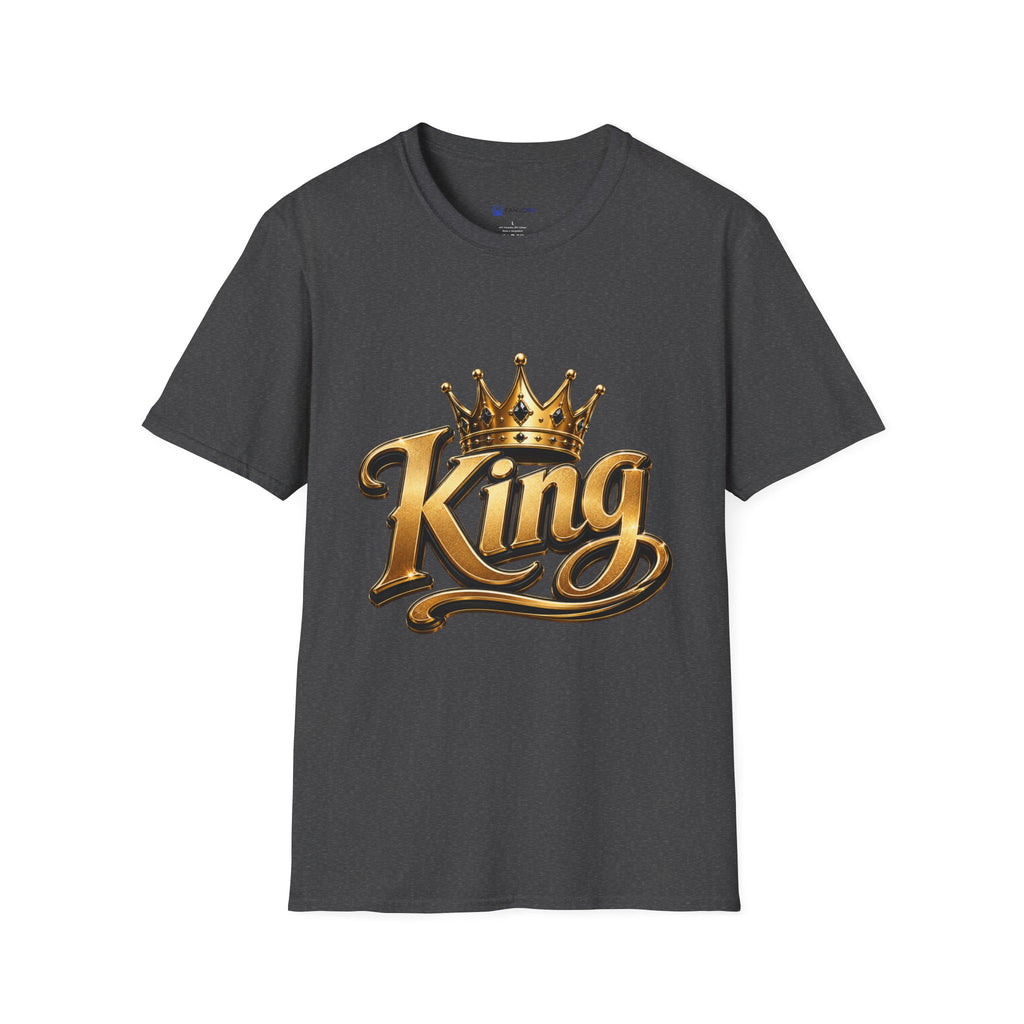 King Crown T-Shirt — Gold Regal Graphic Tee