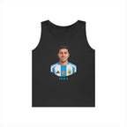 "I am Here to Stay" Argentina Soccer Star Tank Top — Jersey Portrait World Cup 2026.
