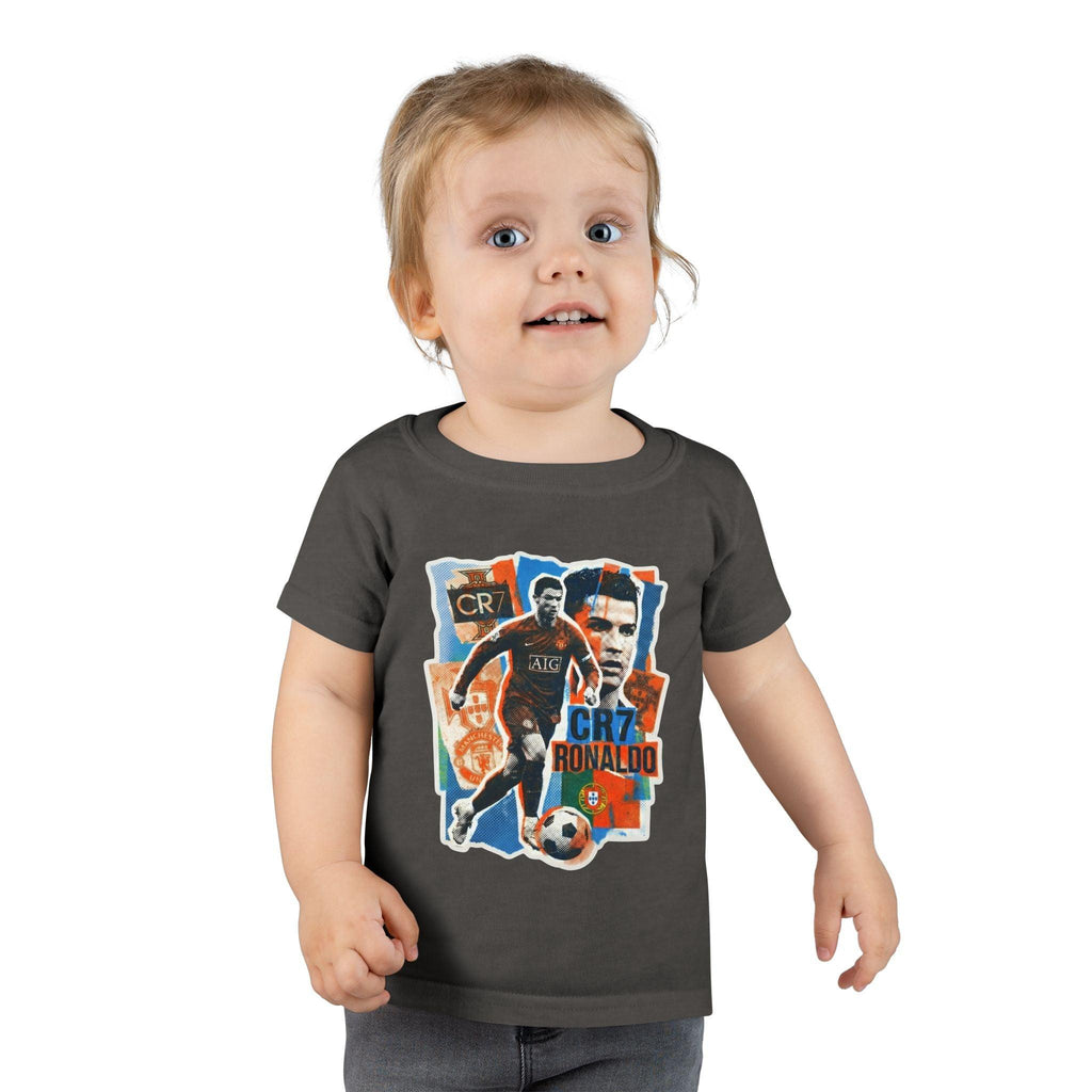 Toddler Soccer Player Graphic Tee — CR7Fan Design.