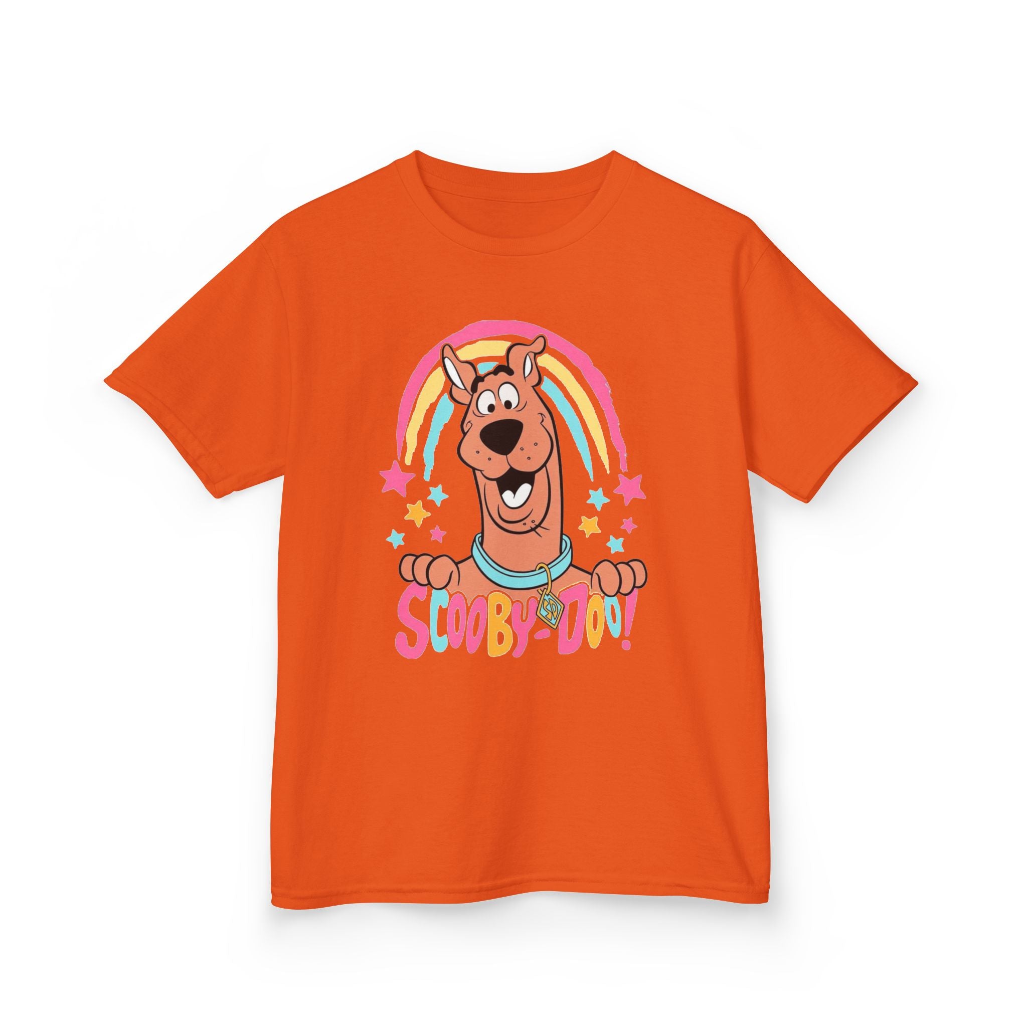 Scooby-Doo Kids T‑Shirt — Colorful Rainbow Cartoon Tee for Kids