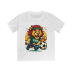 Kids Soccer World Cup 2026 T-Shirt — Playful Lion FIFA Mascot Tee.