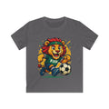 Kids Soccer World Cup 2026 T-Shirt — Playful Lion FIFA Mascot Tee.
