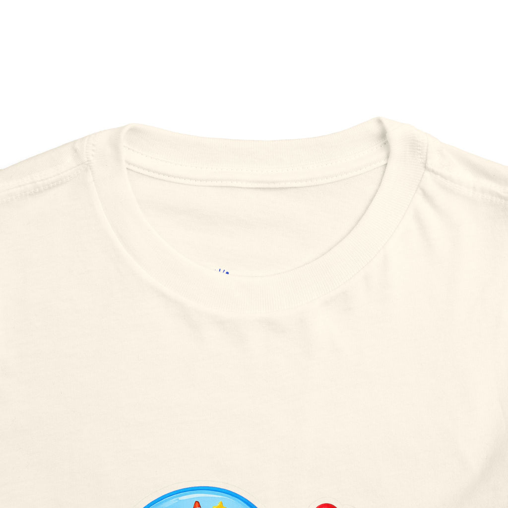 2nd Birthday Toddler Tee — Happy Birthday Number 2 with Cars & Balloons