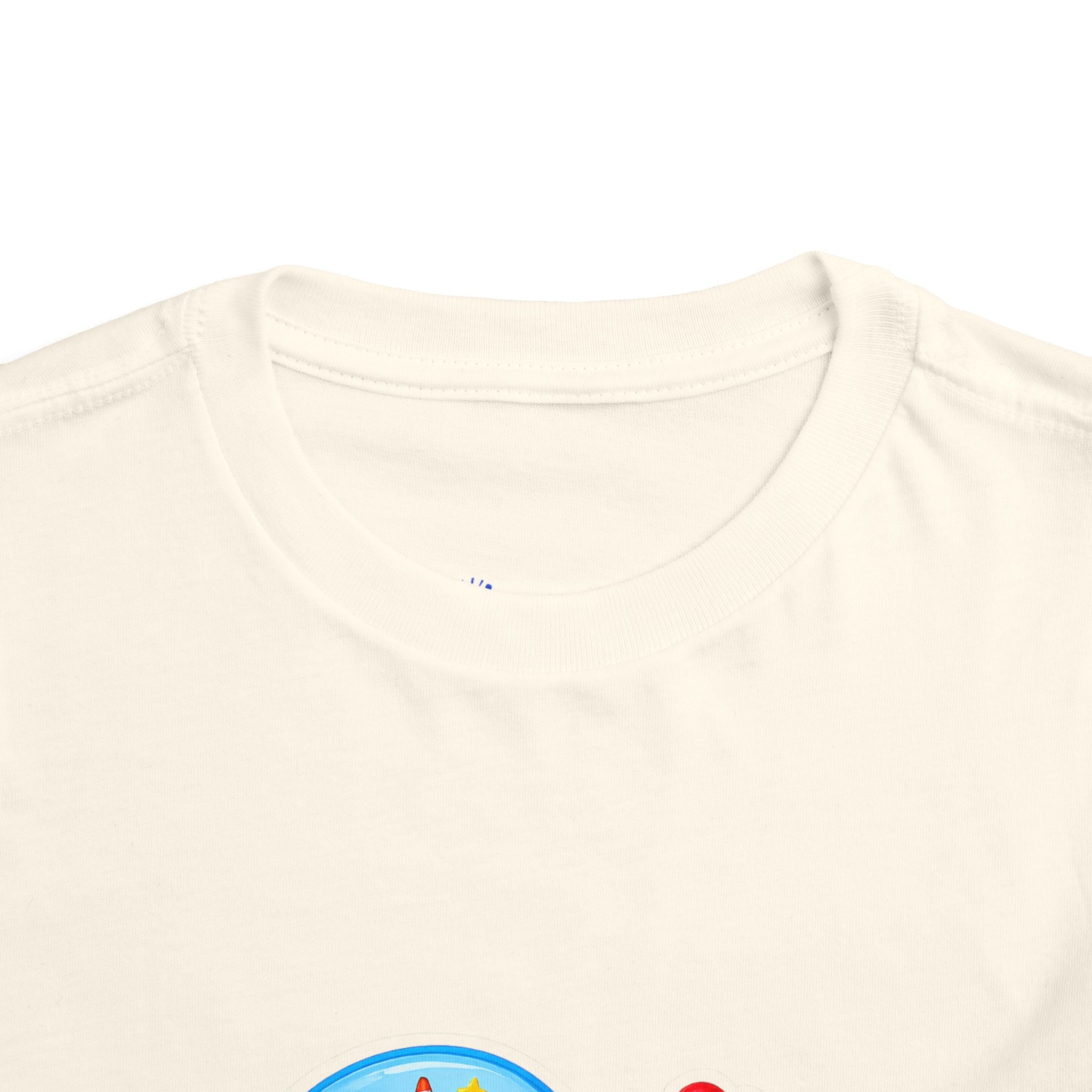 2nd Birthday Toddler Tee — Happy Birthday Number 2 with Cars & Balloons