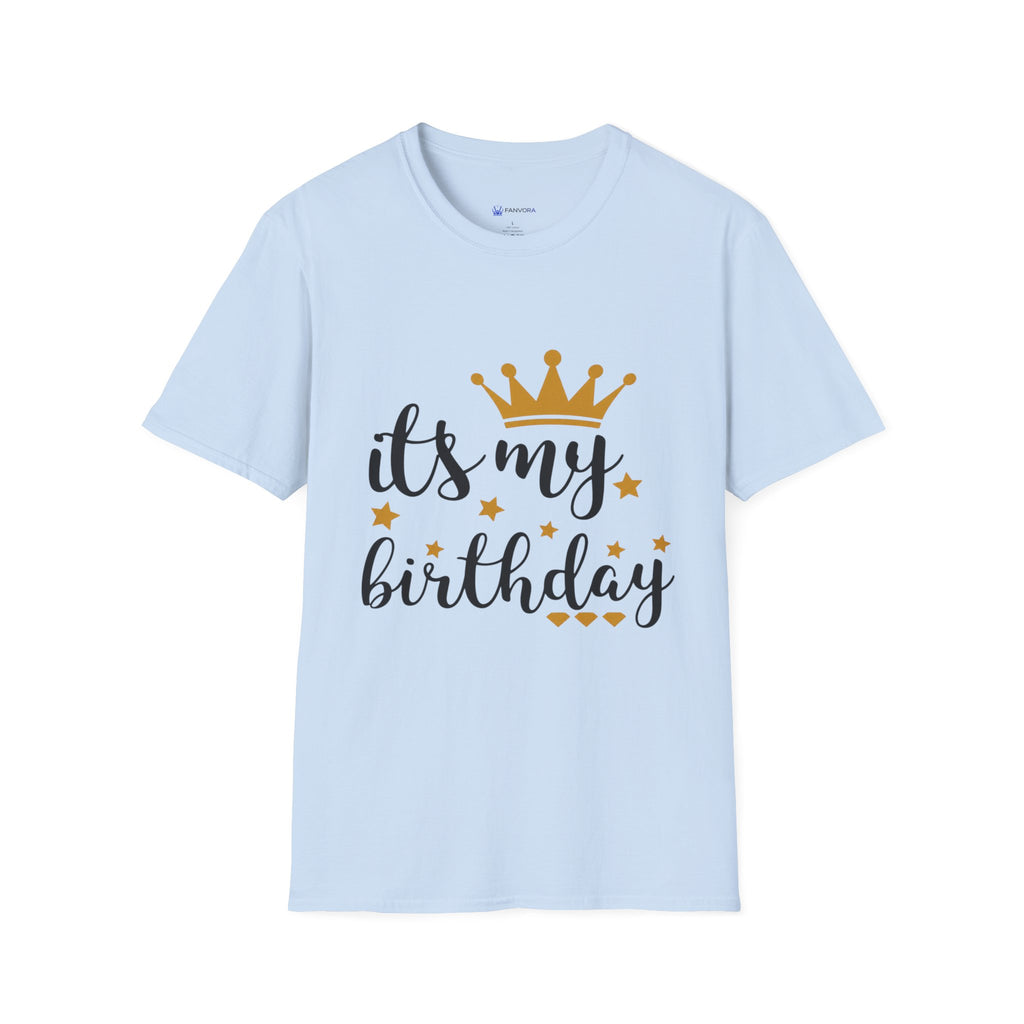 Birthday Tee — “It's My Birthday” Crown Graphic T-Shirt