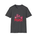 Valentine "Be Mine" T-Shirt — Cute Heart Graphic Tee for Women & Couples