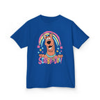 Scooby-Doo Kids T‑Shirt — Colorful Rainbow Cartoon Tee for Kids