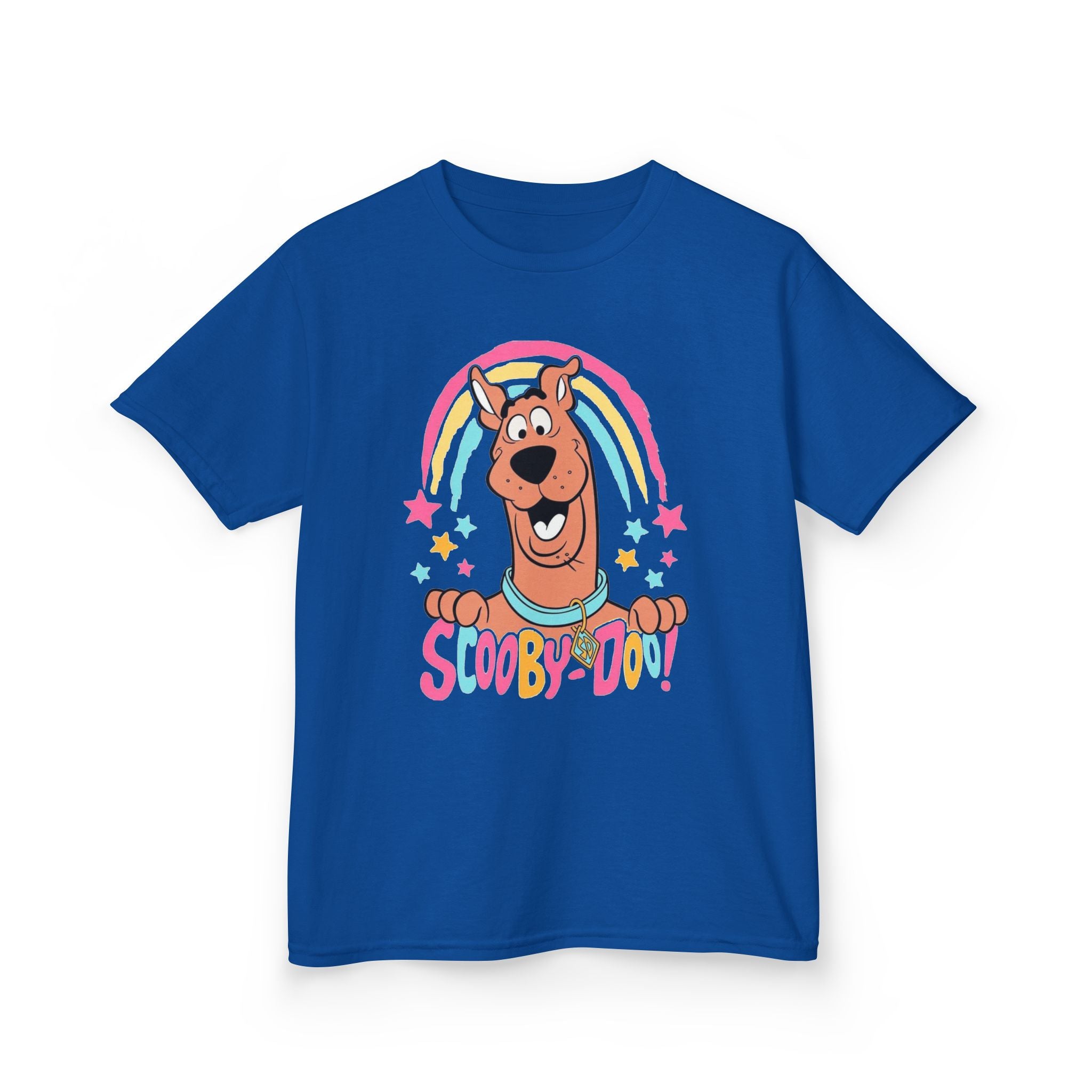 Scooby-Doo Kids T‑Shirt — Colorful Rainbow Cartoon Tee for Kids
