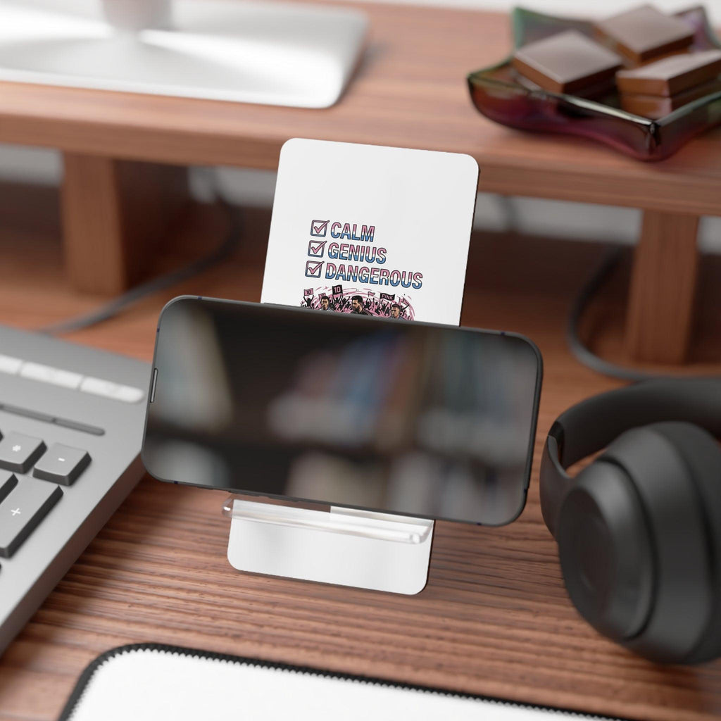 Phone Stand — "Calm, Genius, Dangerous" Argentina Legend Fan Inspired.