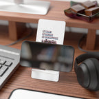 Phone Stand — "Calm, Genius, Dangerous" Argentina Legend Fan Inspired.