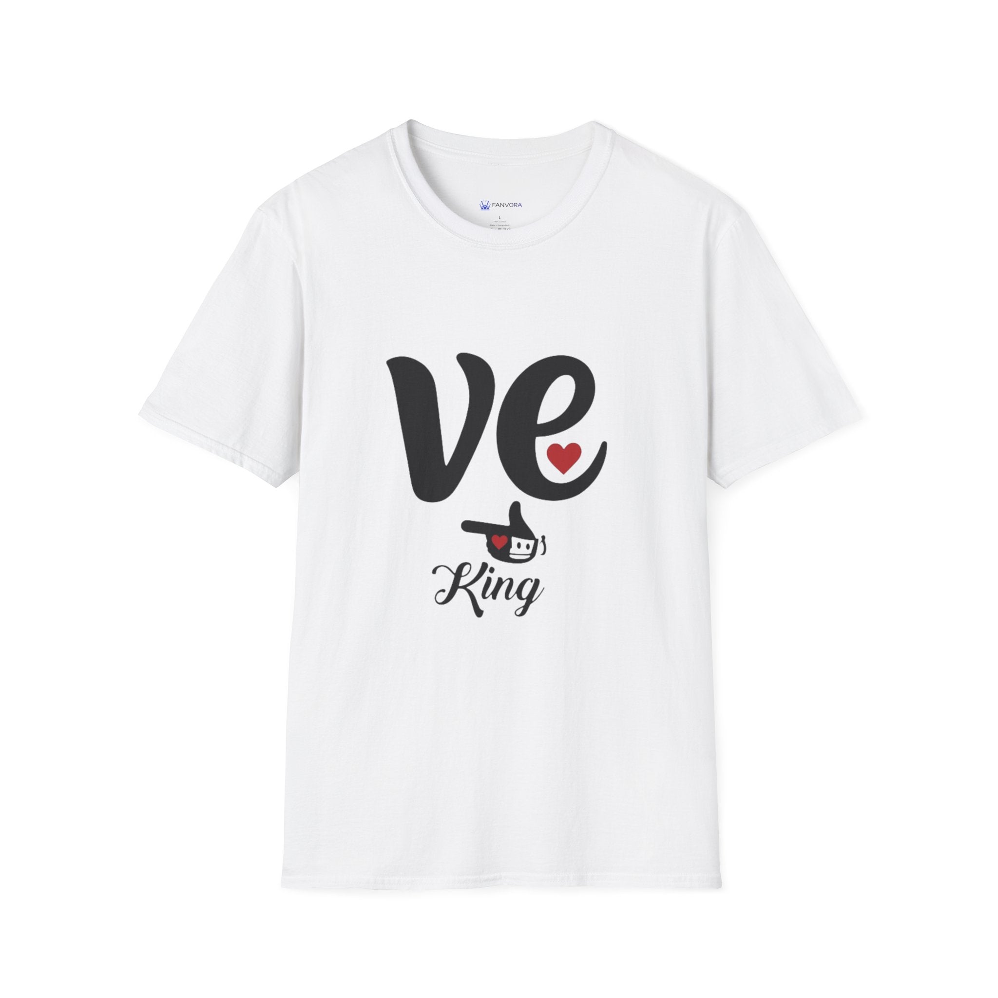 Love King T-Shirt — 've' Heart Graphic Tee