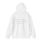 Look, Mom I Made It Hoodie — Feminist Slogan Hooded Sweatshirt (Women Belong Where Decisions Are Made).