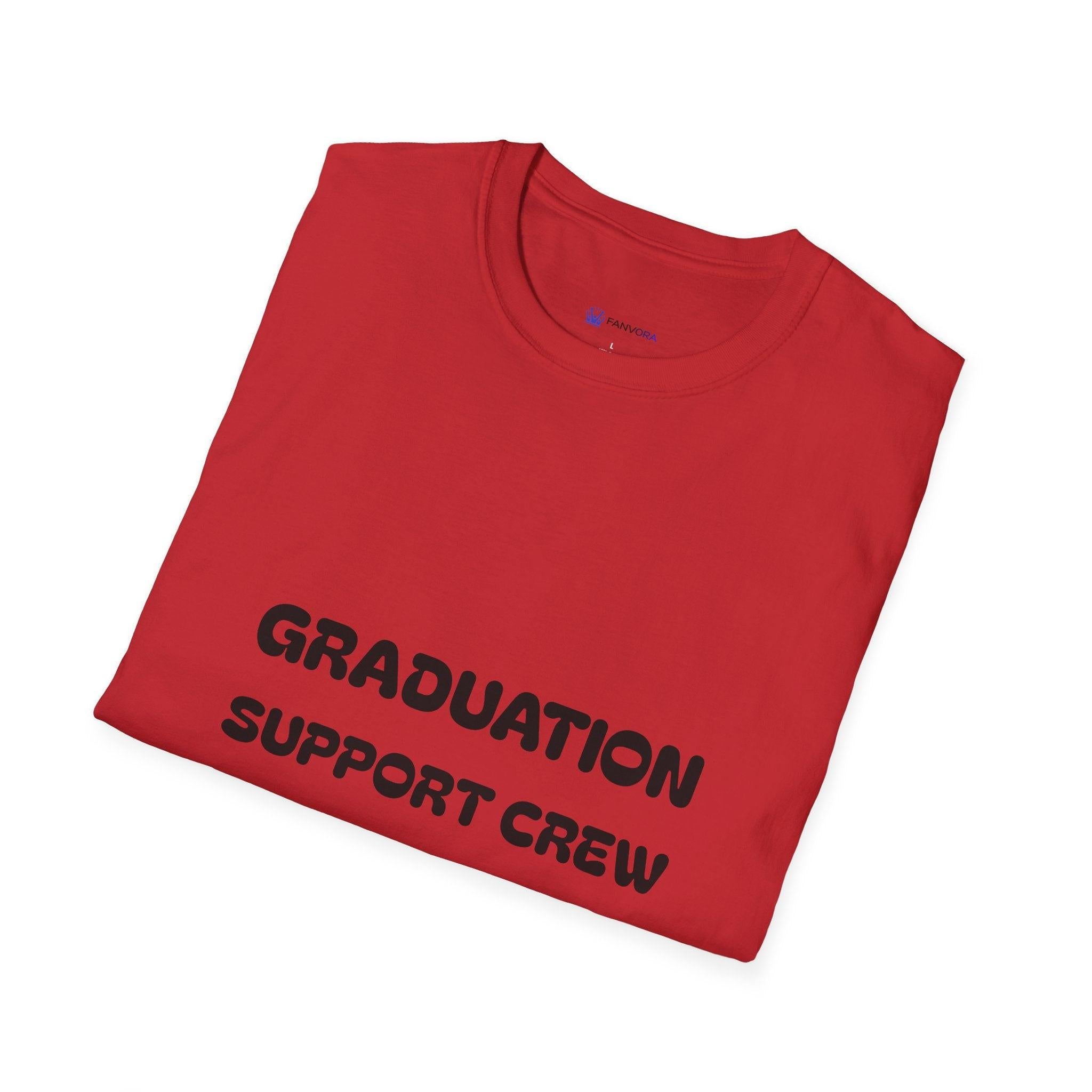 Graduation Support Crew T-Shirt — “Class of 2026” Proud Mom Tee.