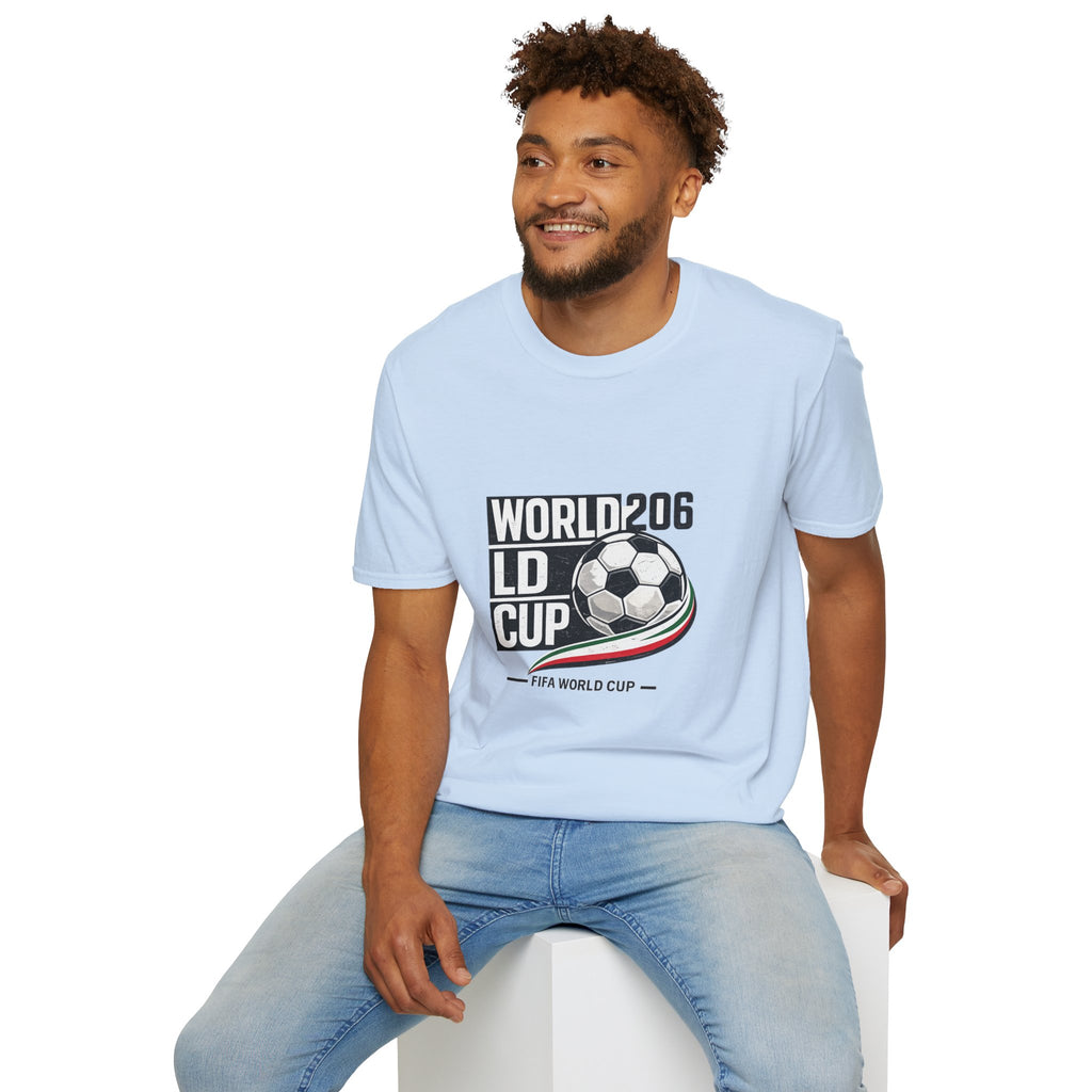 World 206 LD Cup Soccer T-Shirt — soccer Graphic Tee