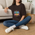 Gym Mode T-Shirt — Cute Barbell Fitness Tee for Gym Lovers