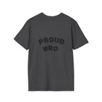 Graduation Day T-Shirt — "Proud Bro" Back Graphic.