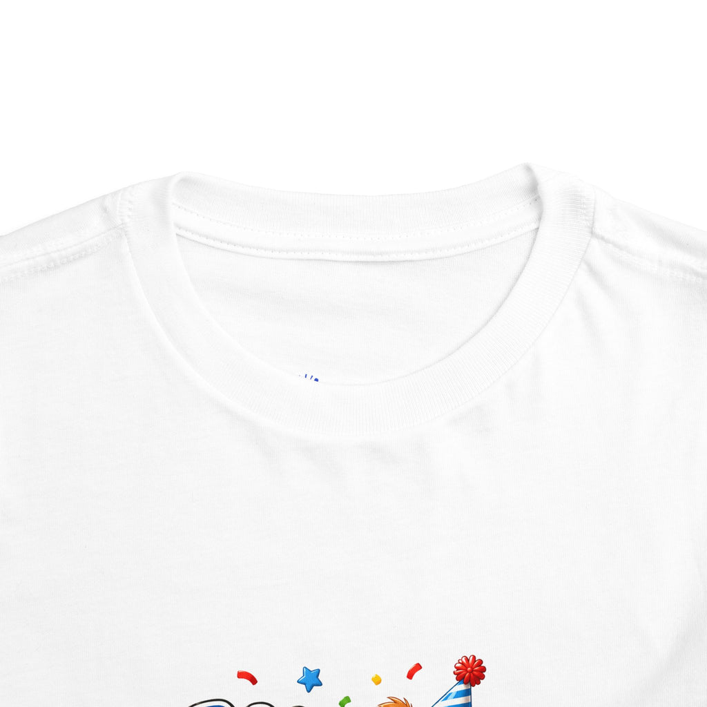 Toddler Birthday Tee — "It's My Birthday" Puppy Party Shirt