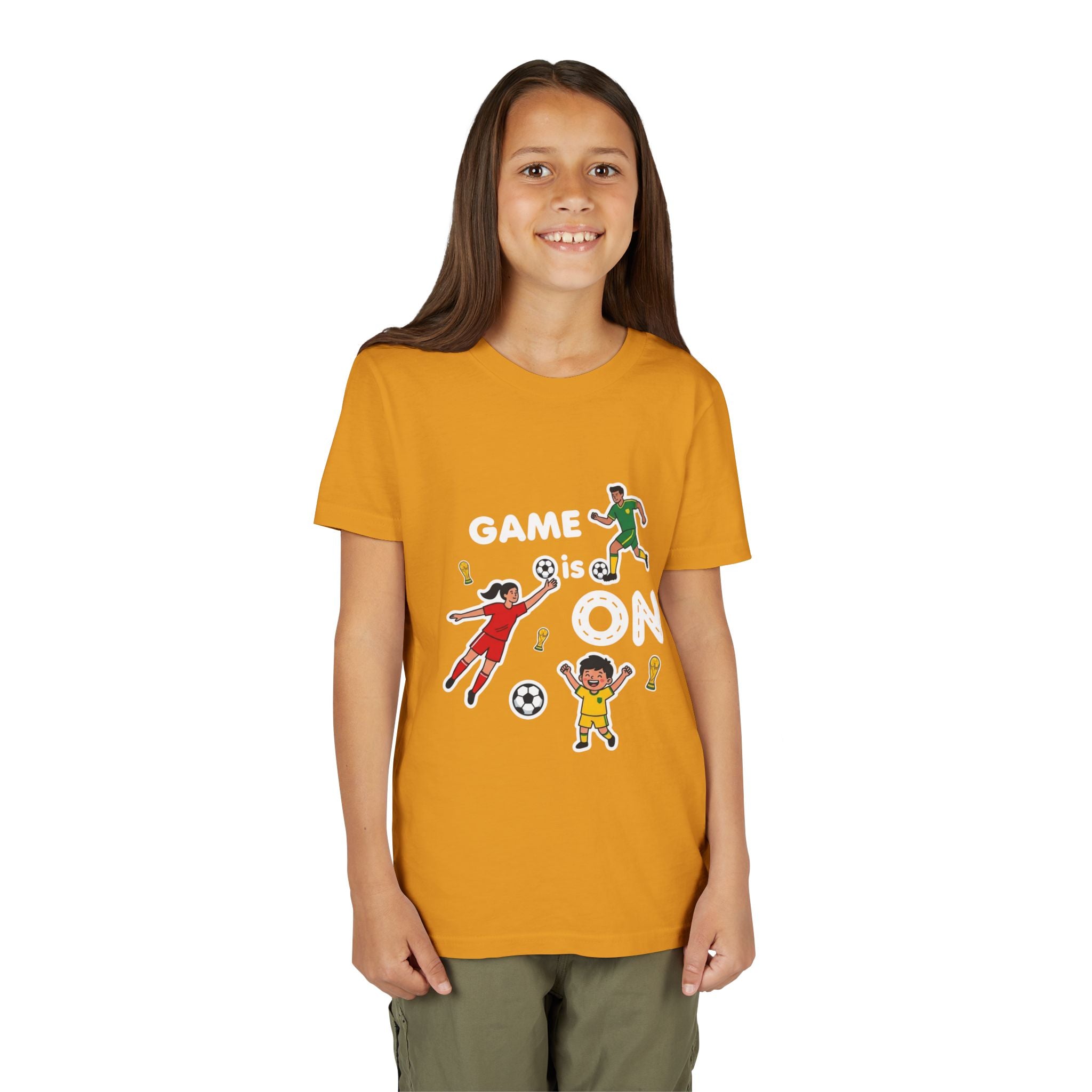 Kids Soccer Players T-Shirt 2026— Youth Football Team Tee