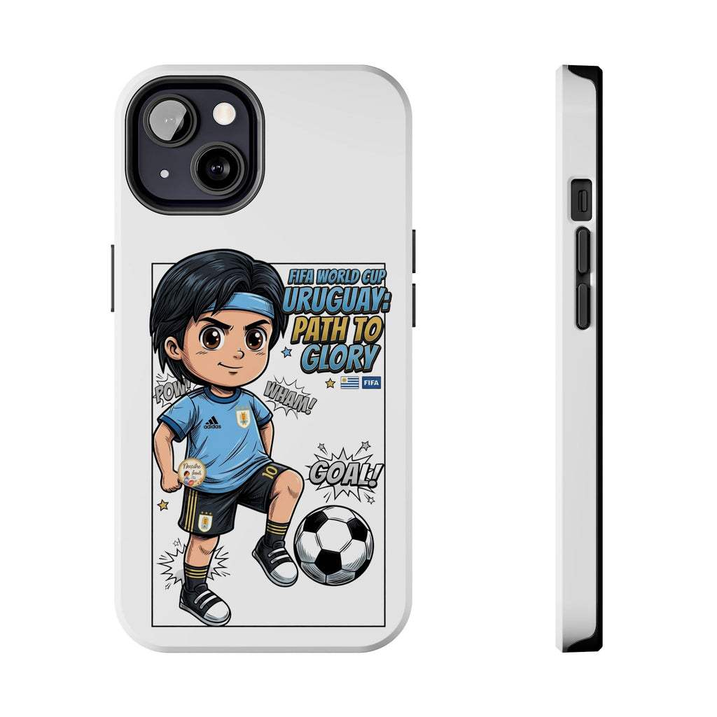Uruguay Soccer Phone Case — Path to Glory "Goal!" Design