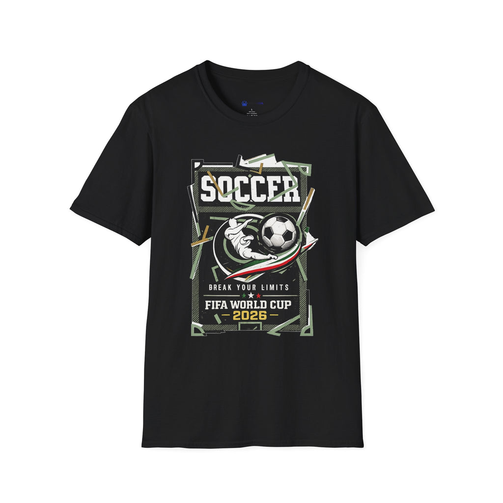Soccer Cup 2026 Graphic T‑Shirt — Vintage Team Crest Soccer Tee
