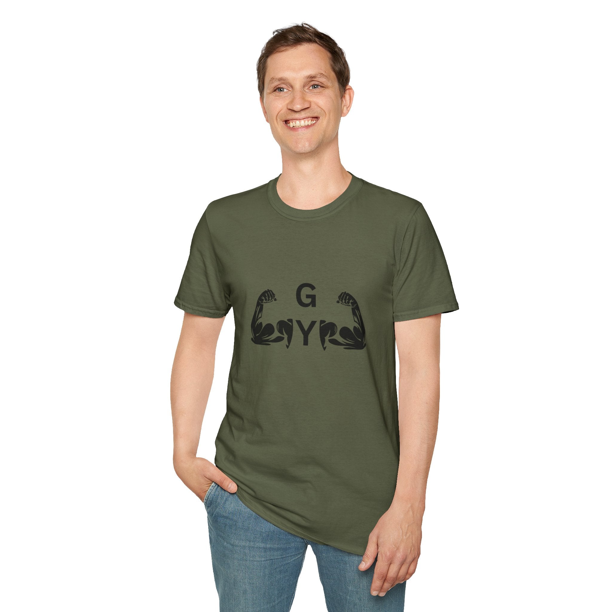 Gym Gyrl Muscle Graphic T‑Shirt