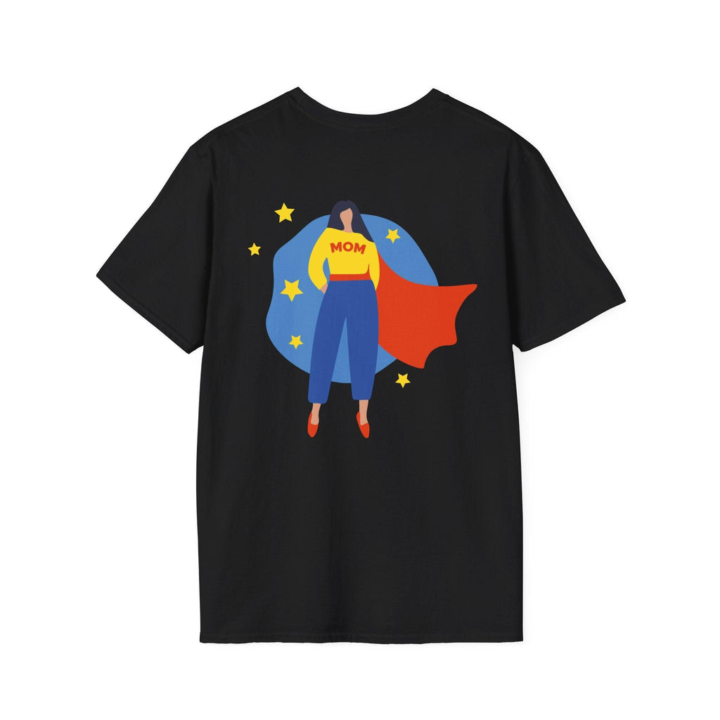 Premium Quality - Mom Superhero T-Shirt - "Not All Superheroes Wear Capes" Graphic Tee.