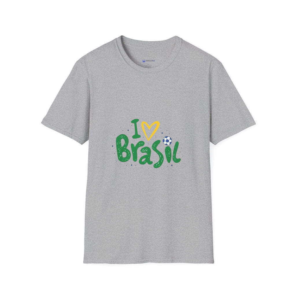 Brazil Soccer T-Shirt — I  Brazil Football Fan Tee