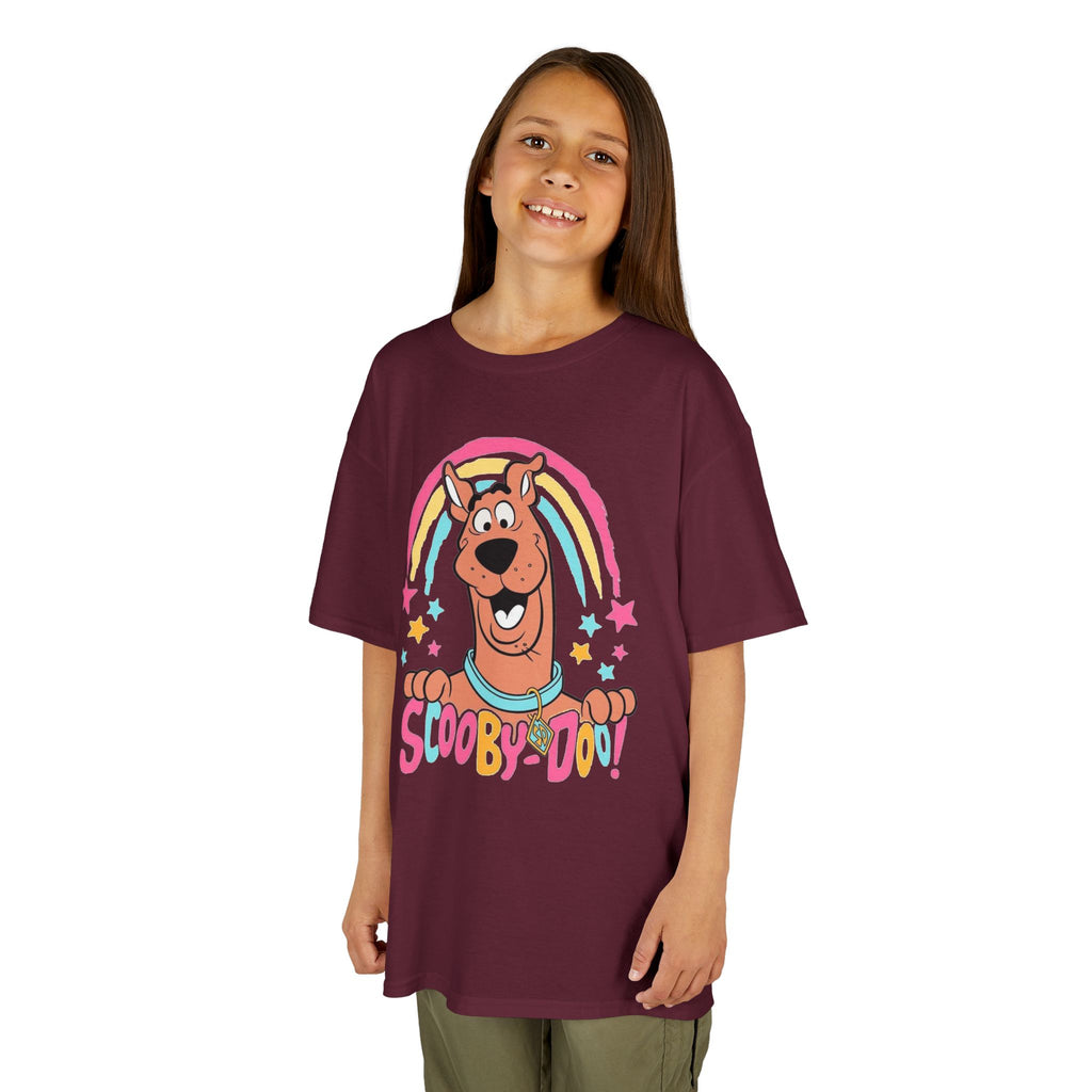 Scooby-Doo Kids T‑Shirt — Colorful Rainbow Cartoon Tee for Kids