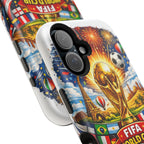 Soccer Magnetic Impact-Resistant Phone Case — FIFA Trophy Design