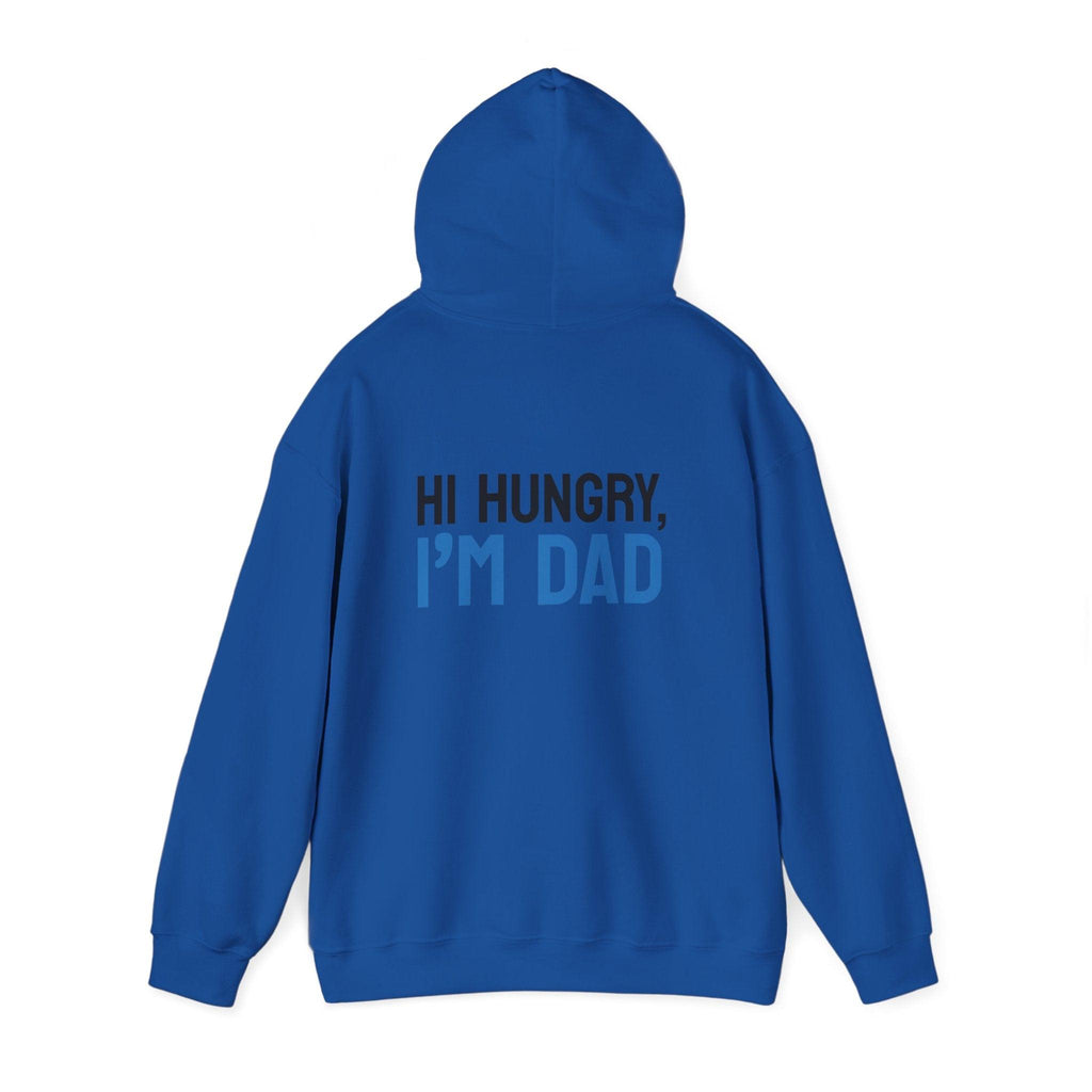 Dad Hoodie — “Hi Hungry, I’m Dad” Funny Father’s Day Pullover.