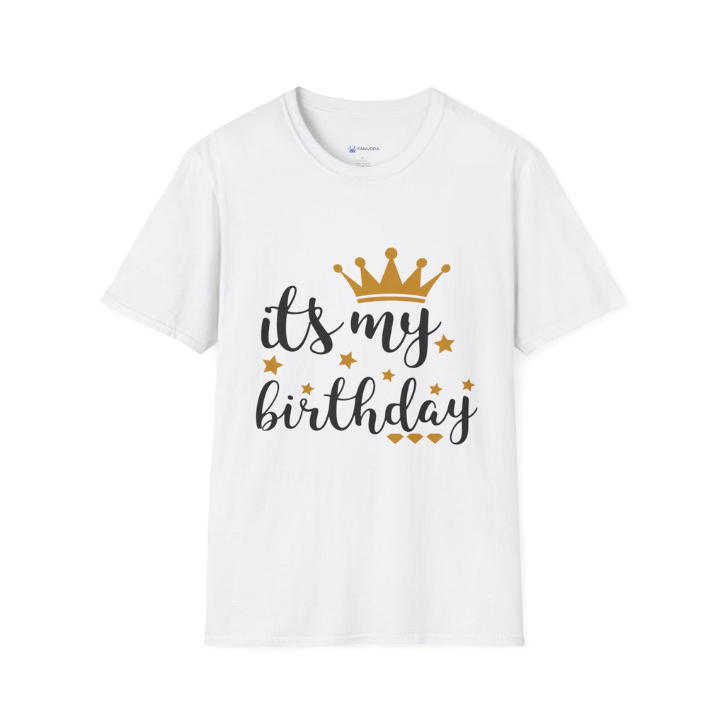 Birthday Tee — “It's My Birthday” Crown Graphic T-Shirt