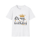 Birthday Tee — “It's My Birthday” Crown Graphic T-Shirt