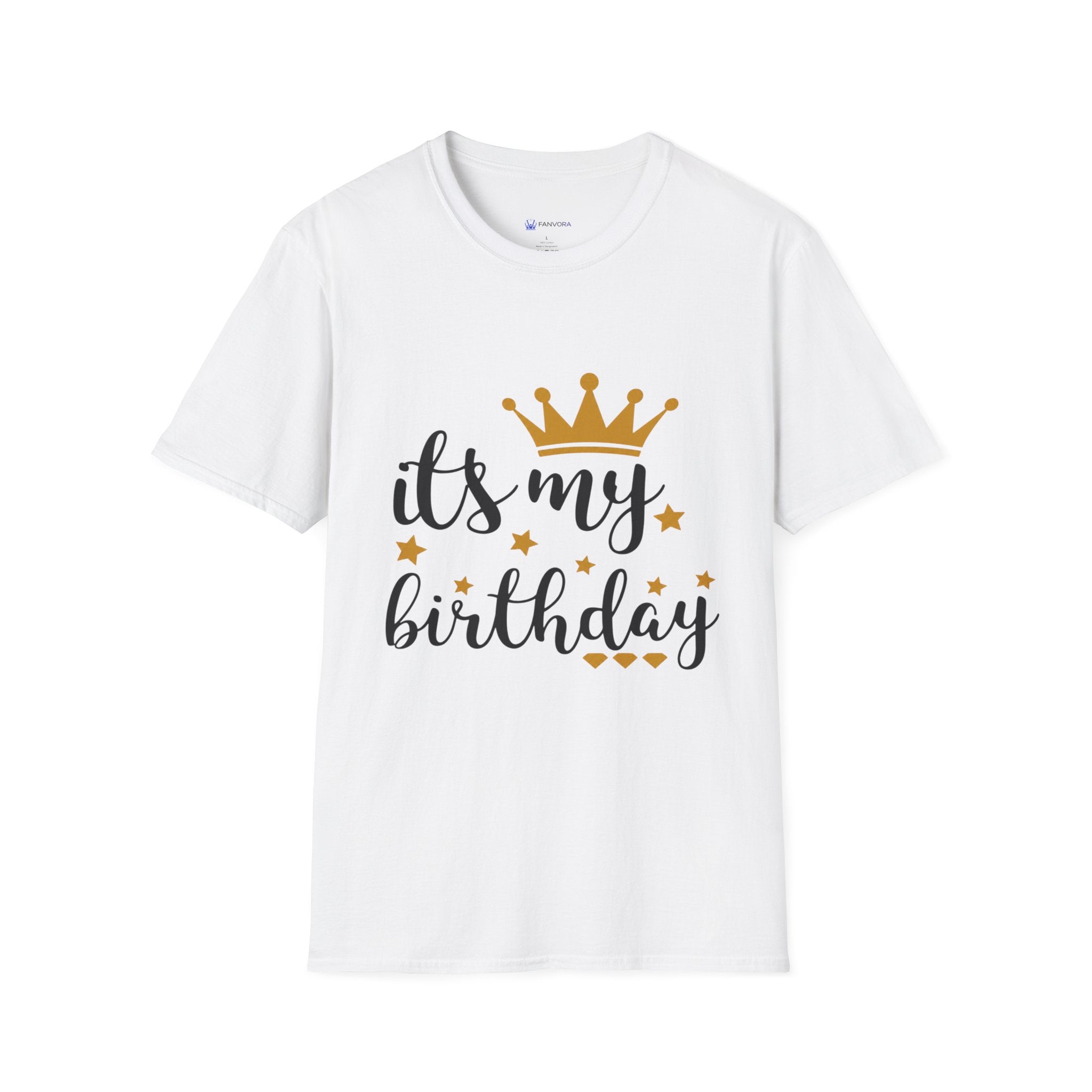 Birthday Tee — “It's My Birthday” Crown Graphic T-Shirt