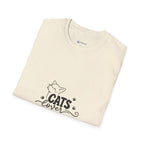 Cats Lover T-Shirt — Cute Minimal Cat Graphic Tee for Cat Moms & Pet Lovers