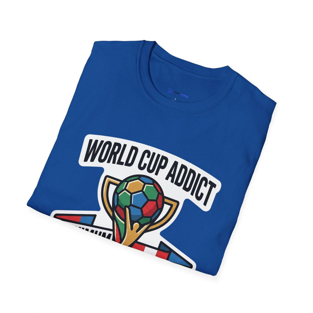 Unisex - World Cup Addict T-Shirt - "Maximum Fan Mode Activated" 2026 USA Mexico Canada Soccer Tee.