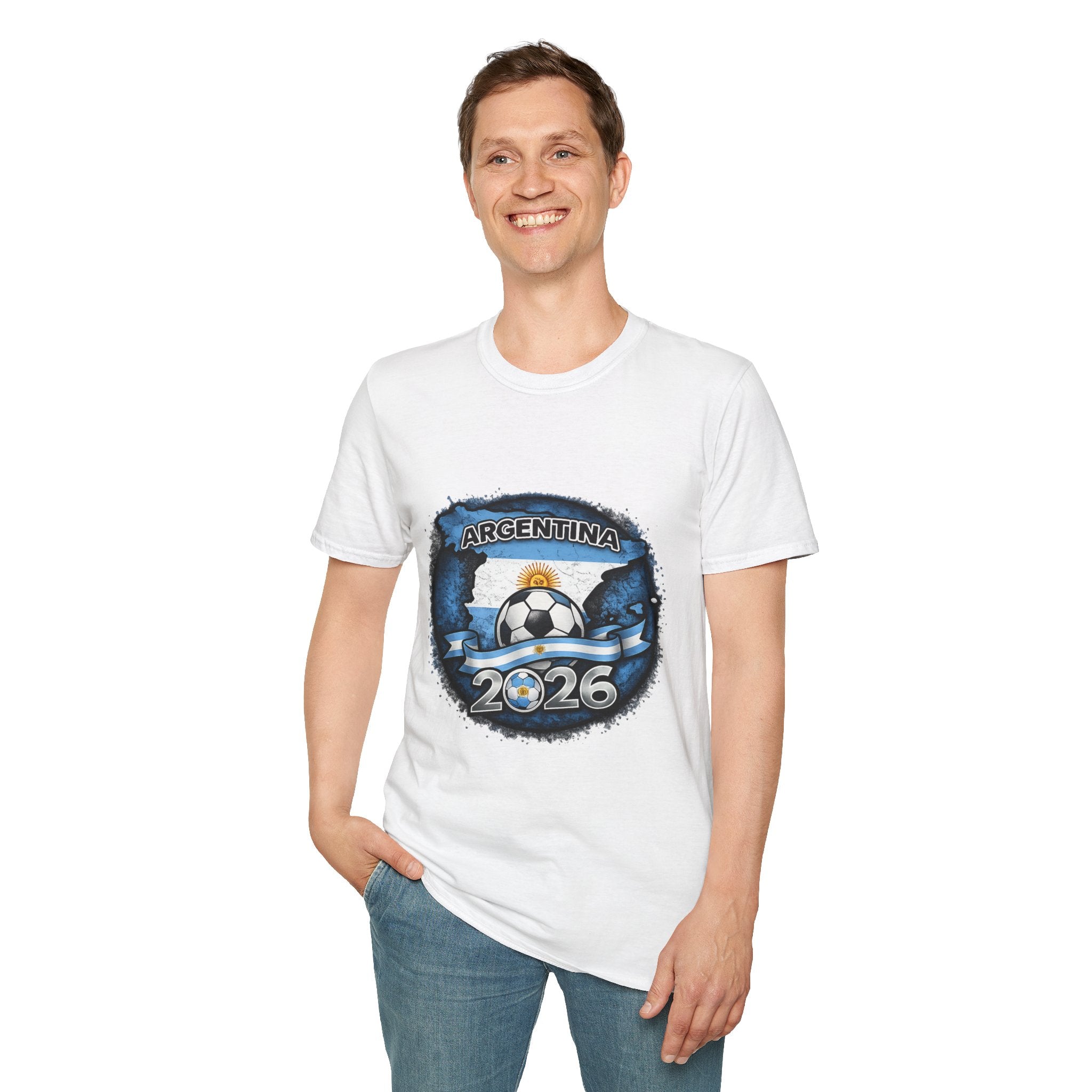 Argentina Soccer T‑Shirt 2026 — Fan Jersey