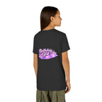Girls' 5th Birthday Tee - 'Happy Birthday' Glitter Stars Design
