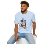 Cats Cats Cats T-Shirt — Cute Kitten Graphic Tee for Cat Lovers
