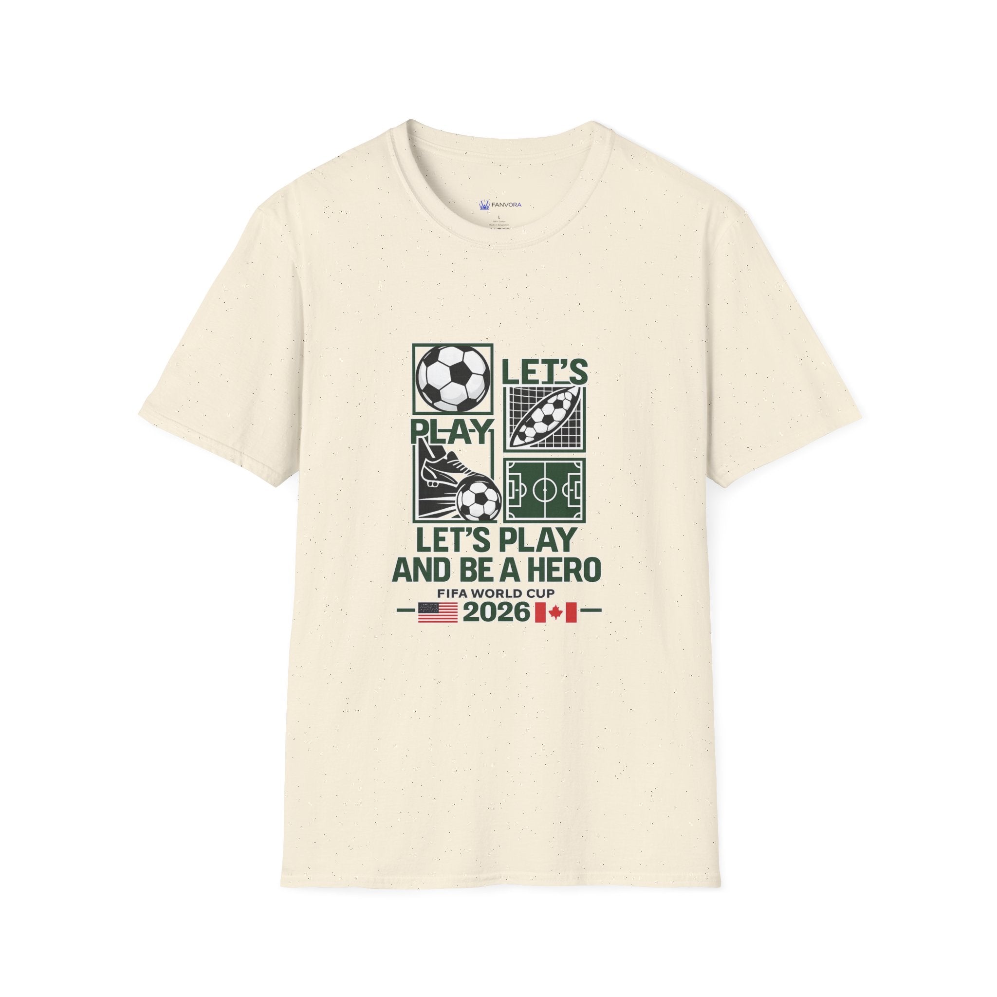 Soccer "Let's Play" T-Shirt — Fan Tee