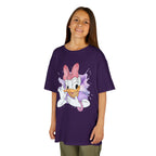 Kids Tee — Cute Daisy Duck Watercolor Graphic