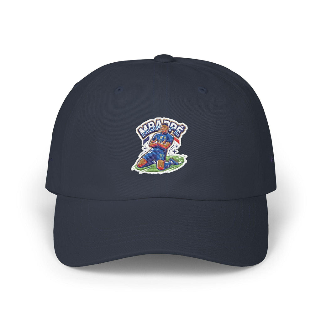 France #10 Rising Star Footballer Fan Cap — Dad Cap with Vintage Bear Graphic.
